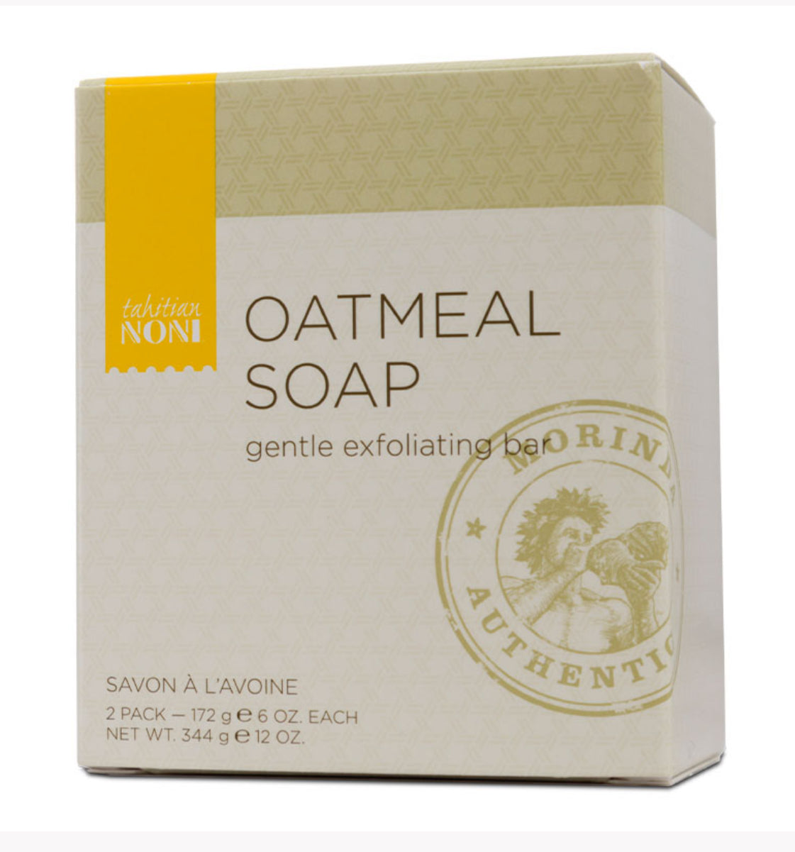 Tahitian Noni Oatmeal Soap (2 bars)