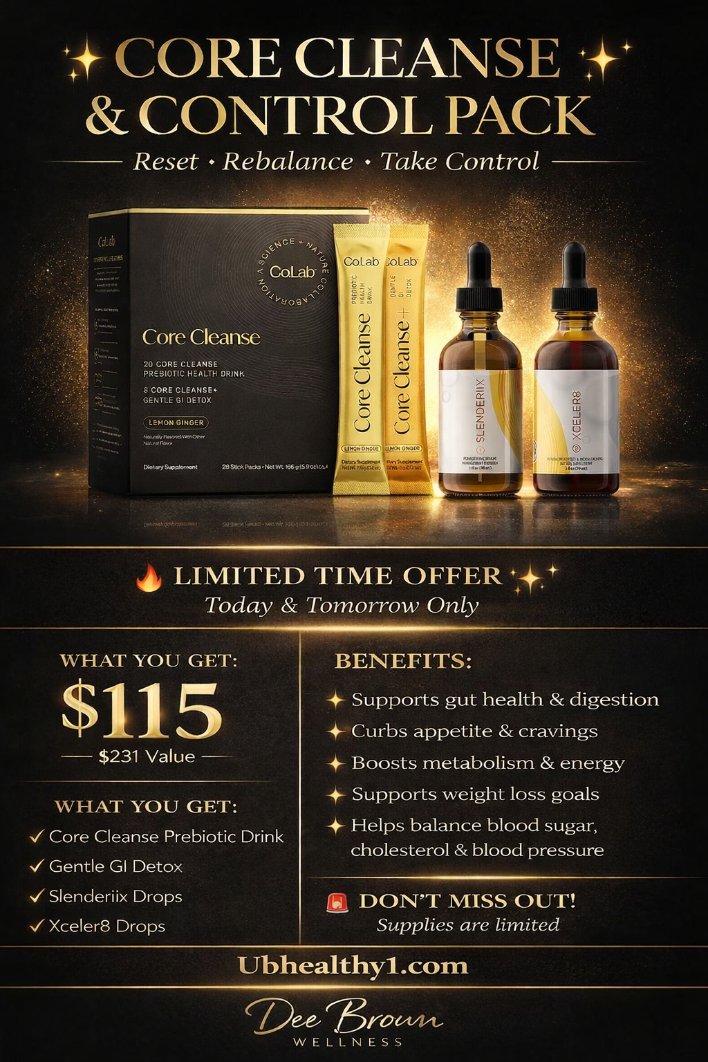 Core Cleanse & Control Pack